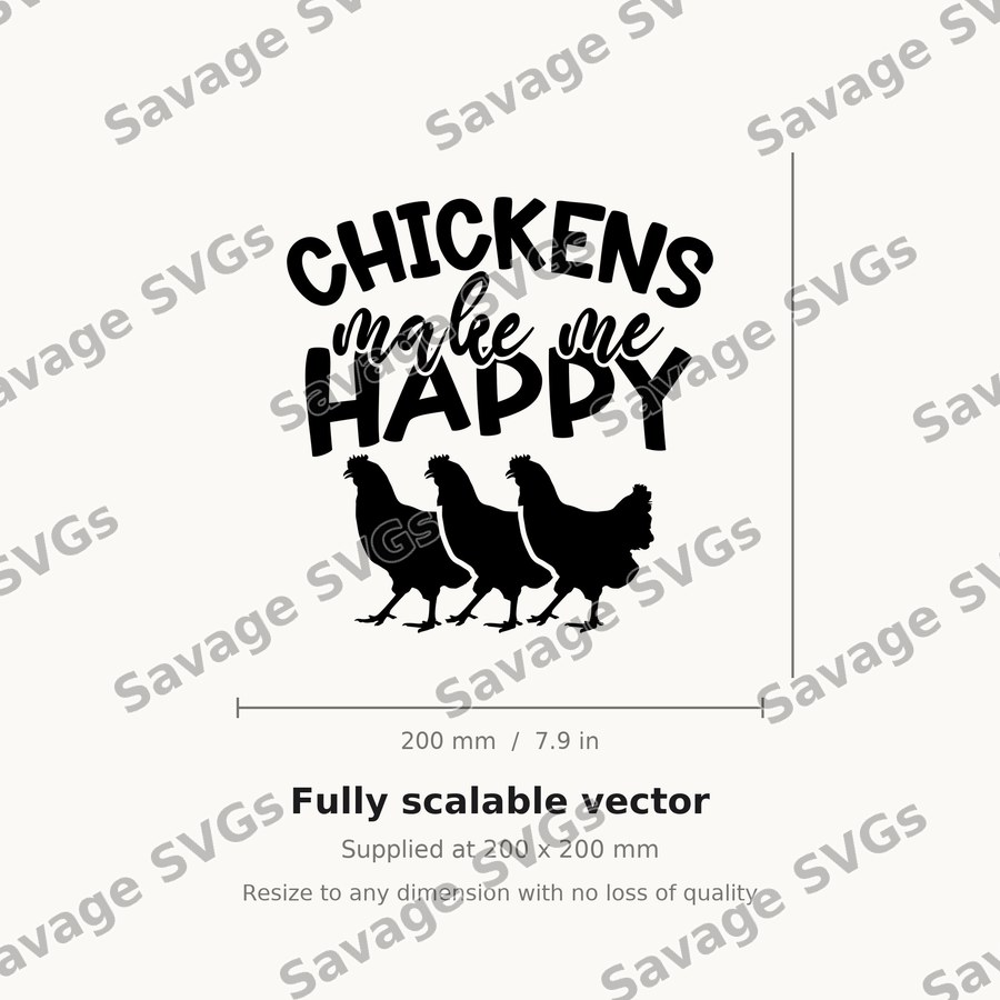 Chickens Make Me Happy