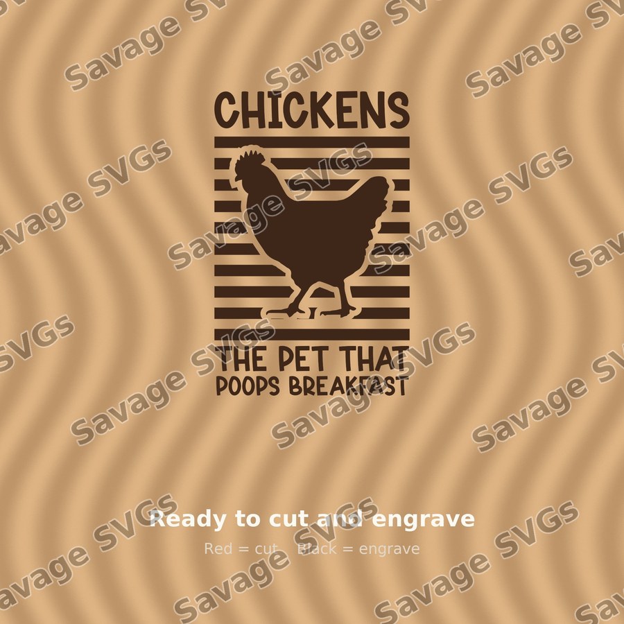 Chickens Poop Breakfast