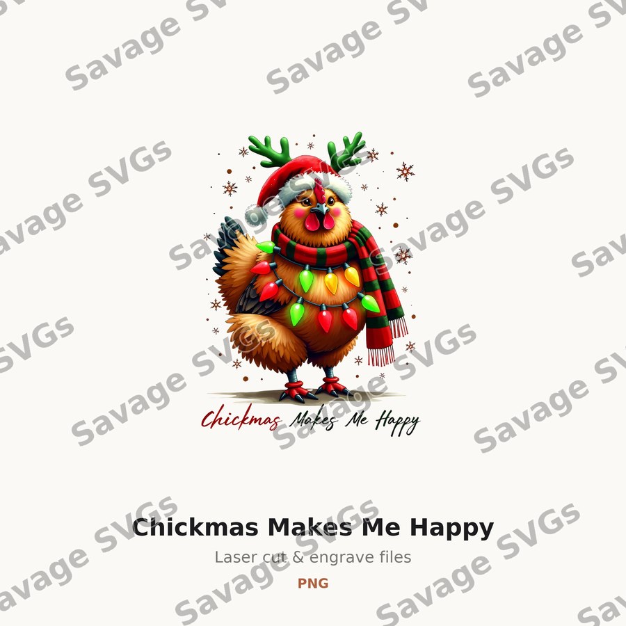 Chickmas Makes Me Happy