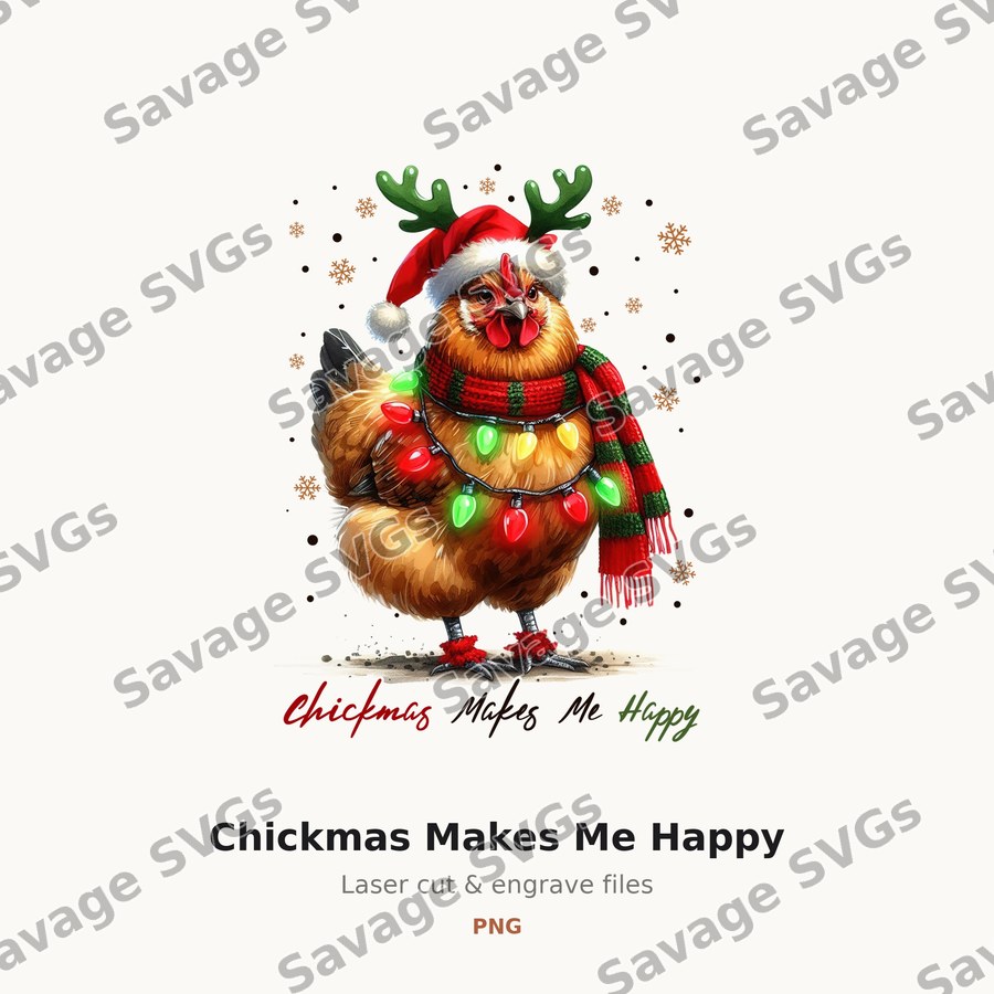 Chickmas Makes Me Happy