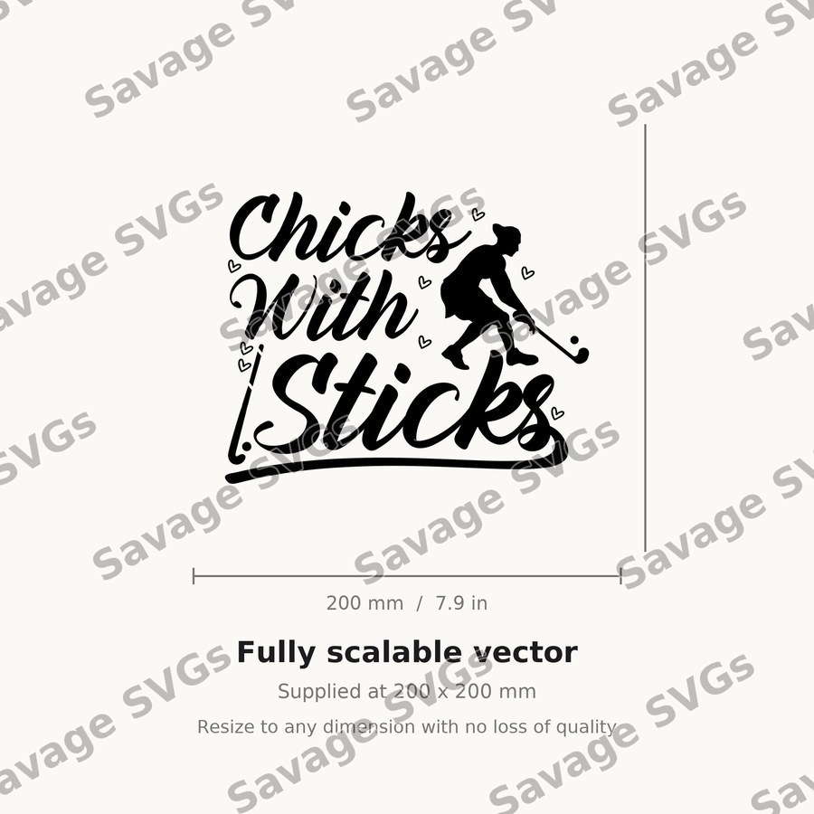 Chicks With Sticks