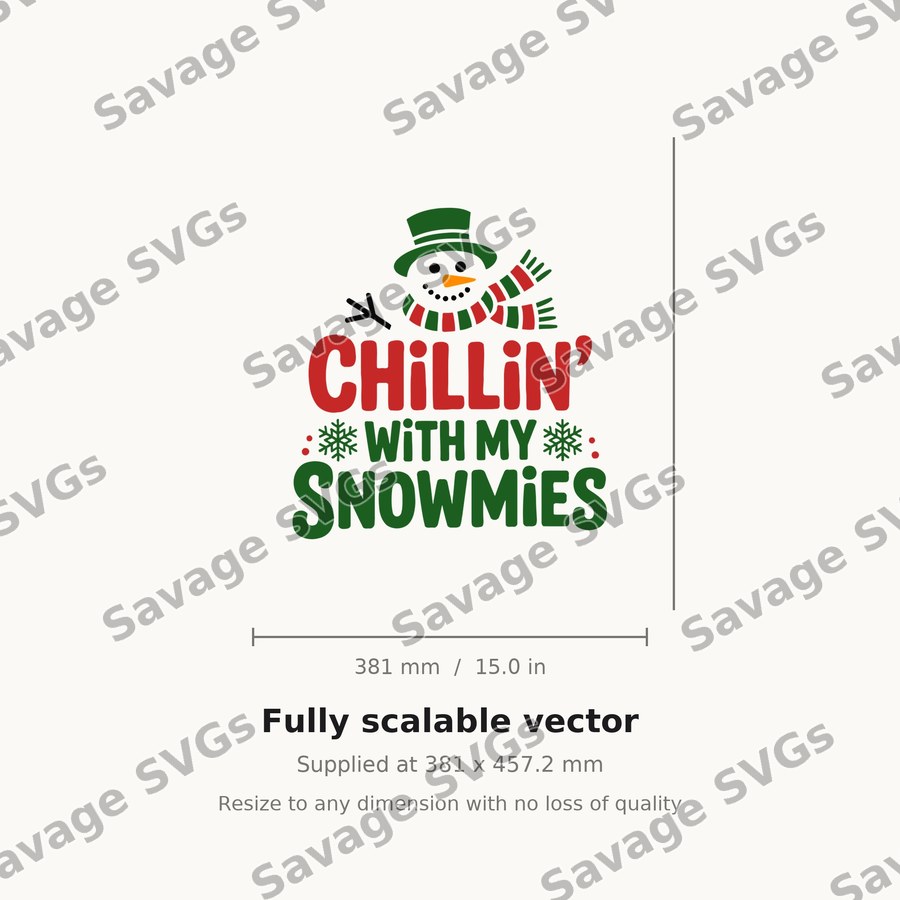 Chillin With My Snowmies