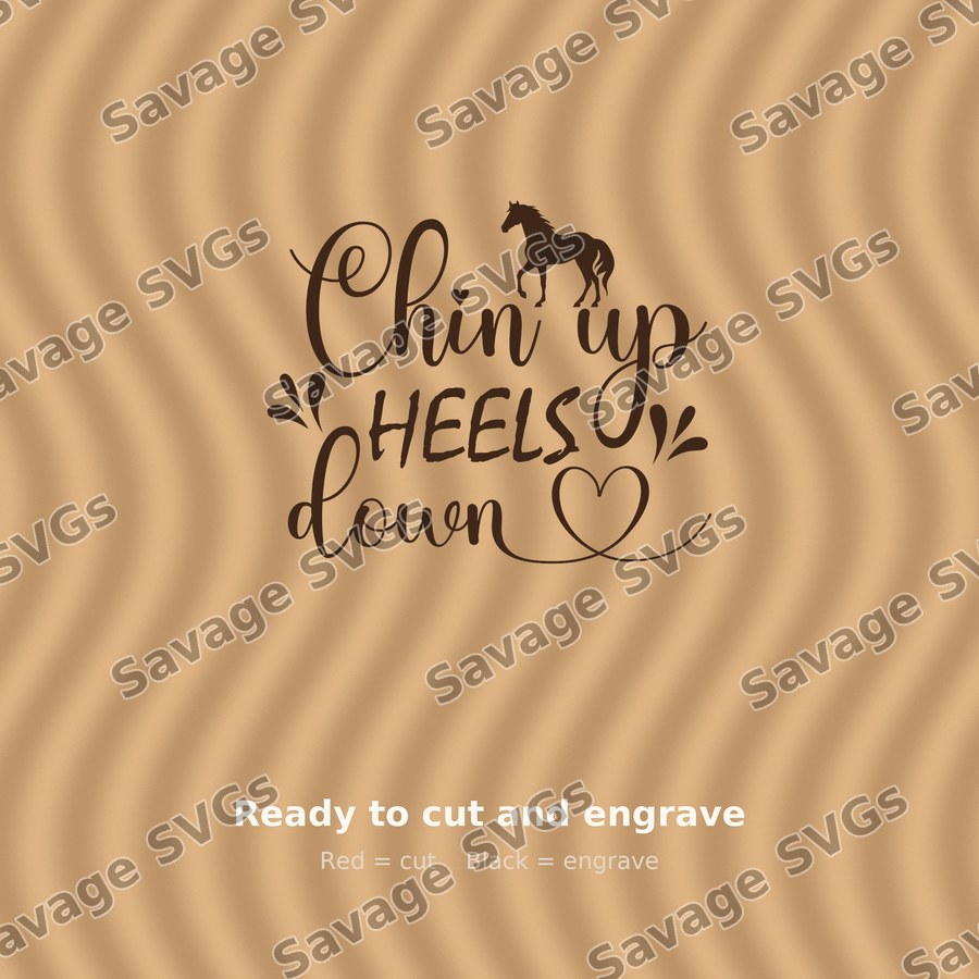 Chin Up Heels Down