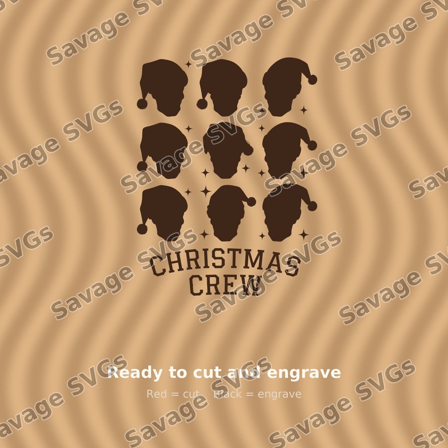 Christmas Crew Skulls