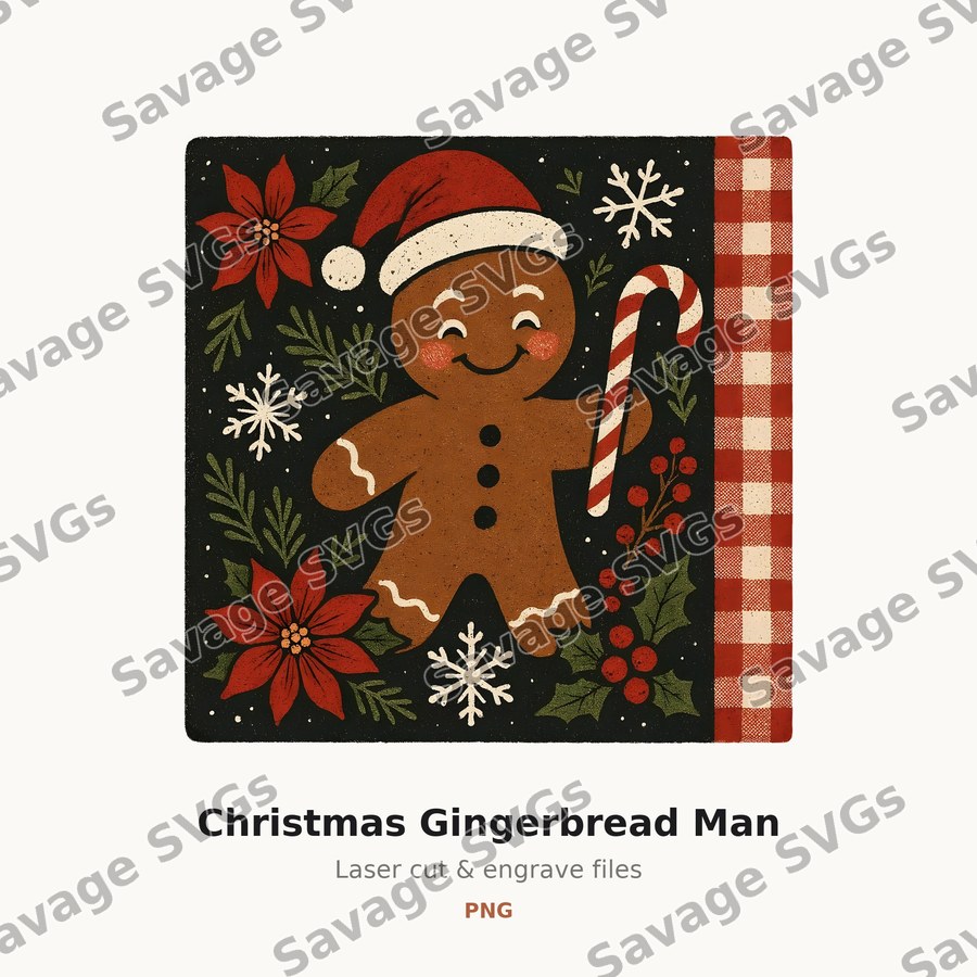 Christmas Gingerbread Man
