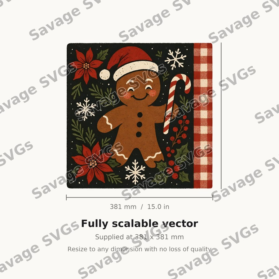 Christmas Gingerbread Man