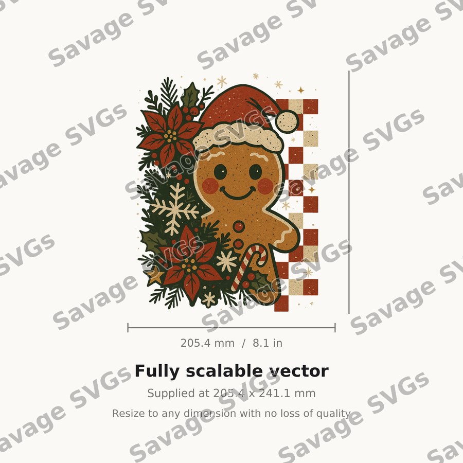 Christmas Gingerbread Man