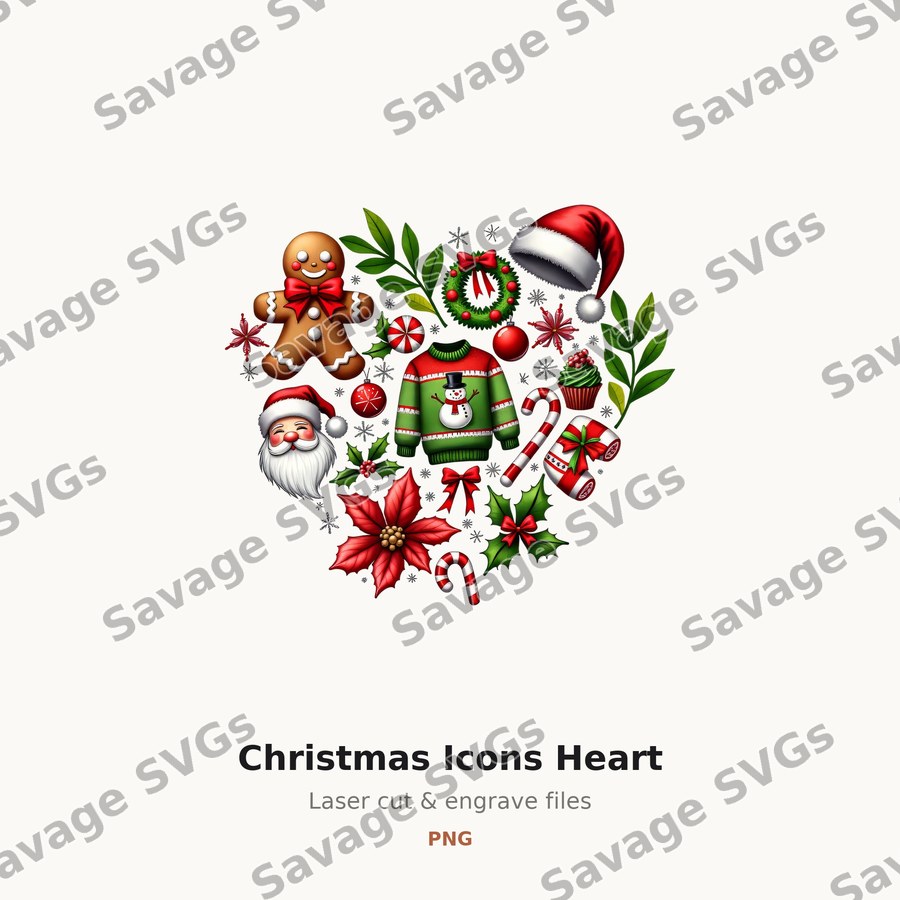 Christmas Icons Heart