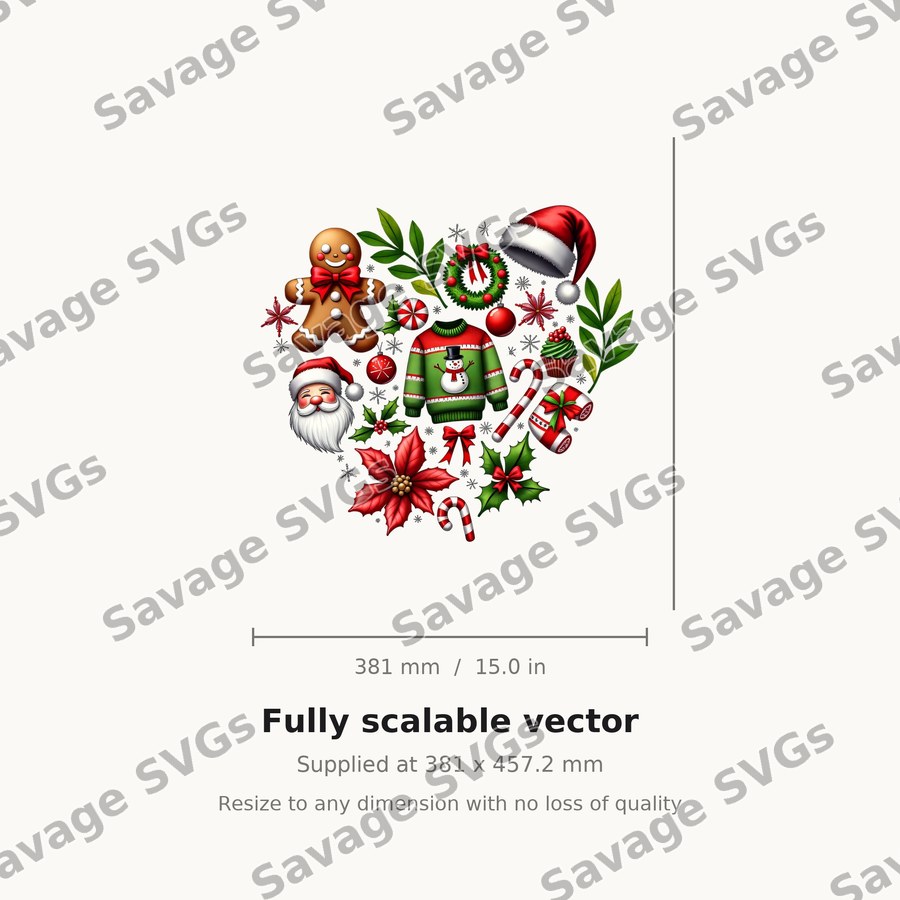 Christmas Icons Heart