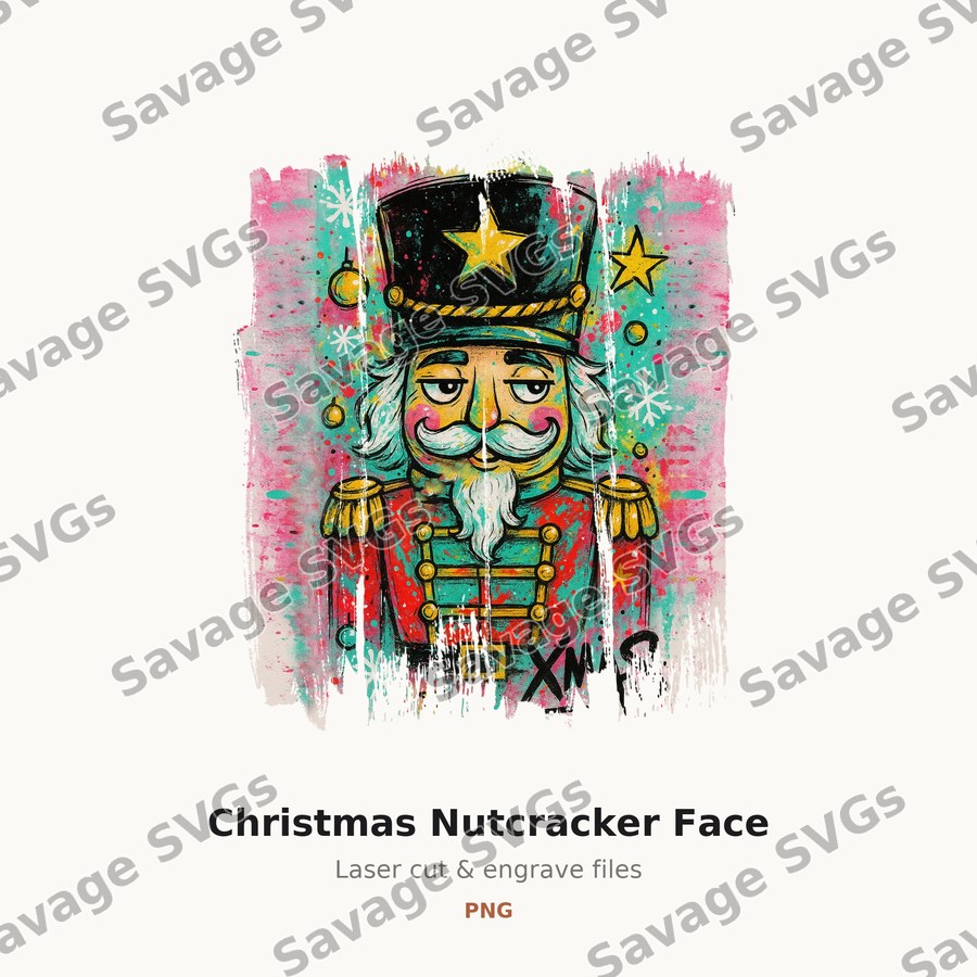 Christmas Nutcracker Face