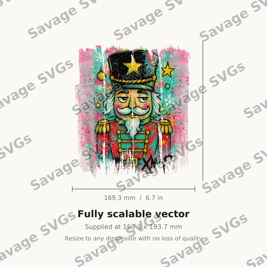 Christmas Nutcracker Face