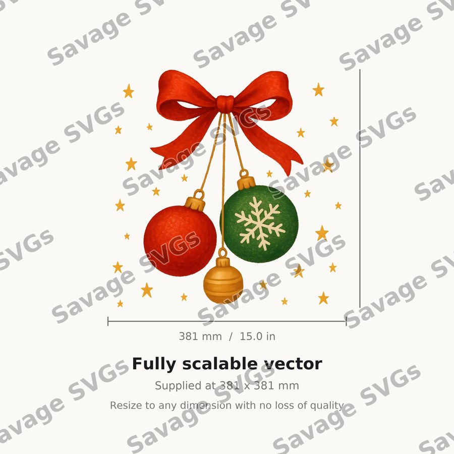 Christmas Ornaments With Bow