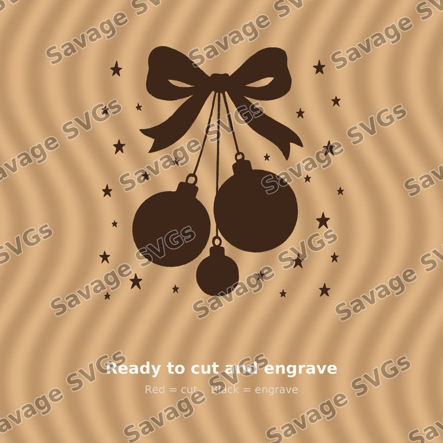 Christmas Ornaments With Bow