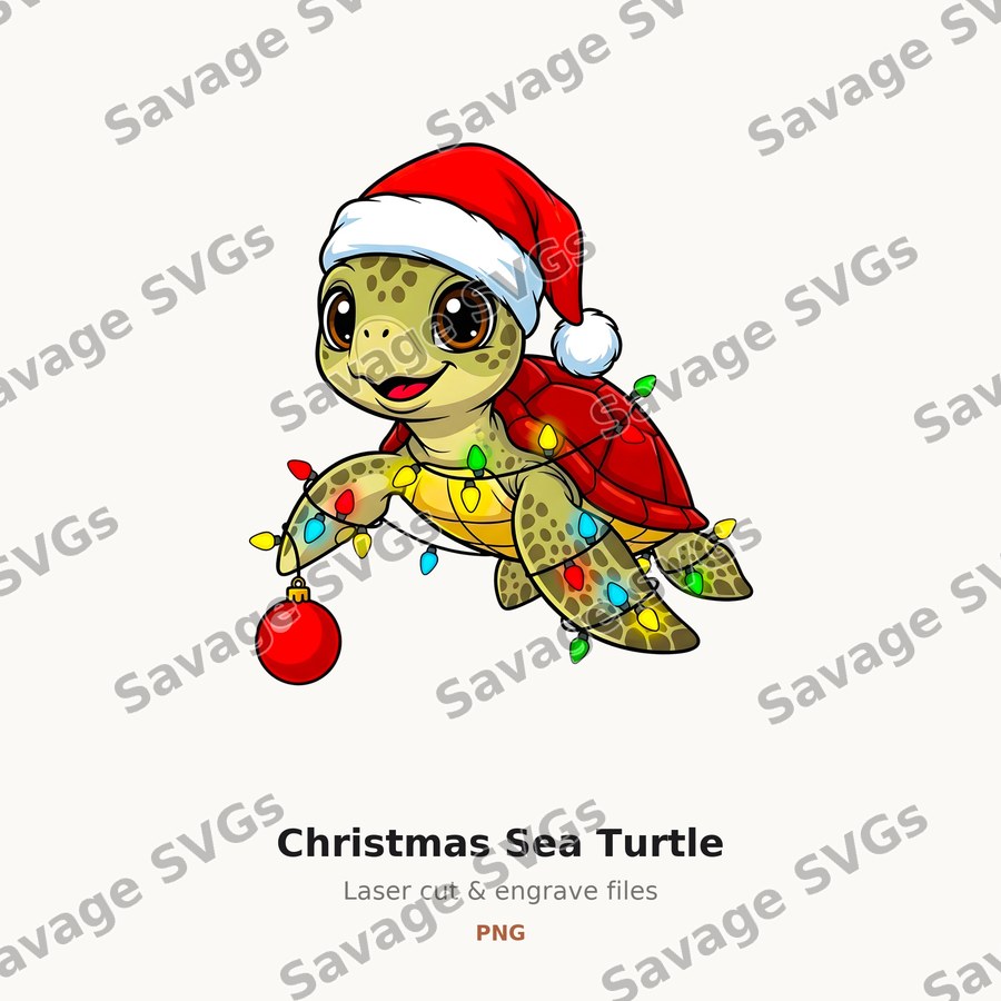 Christmas Sea Turtle