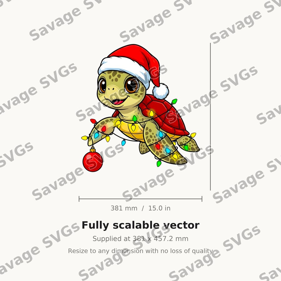 Christmas Sea Turtle