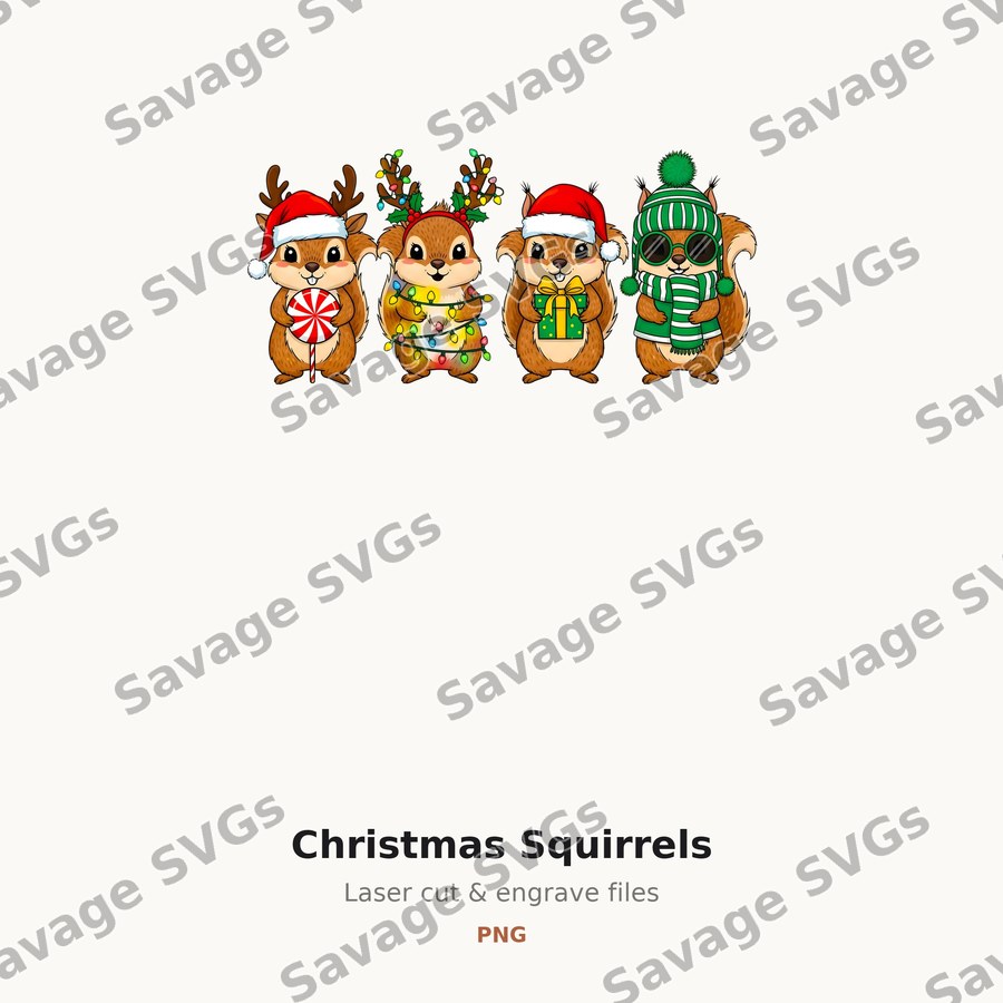 Christmas Squirrels