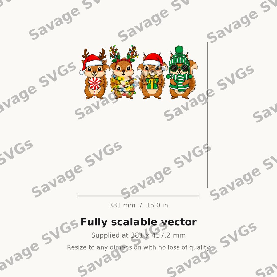 Christmas Squirrels