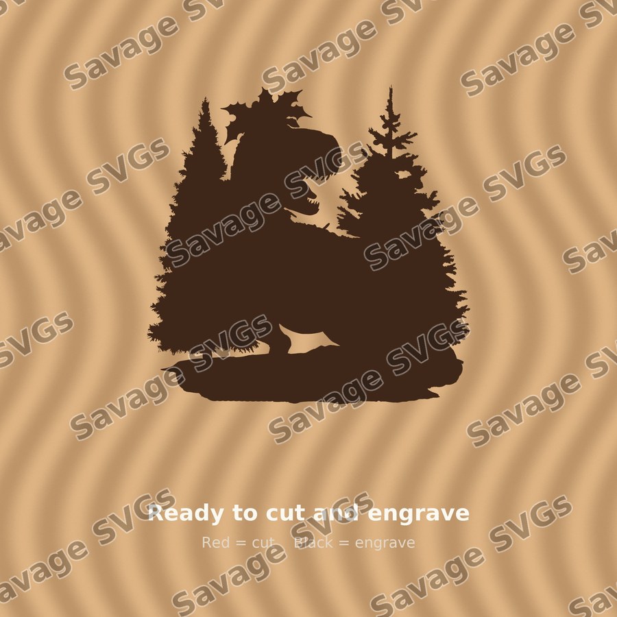 Christmas T-Rex