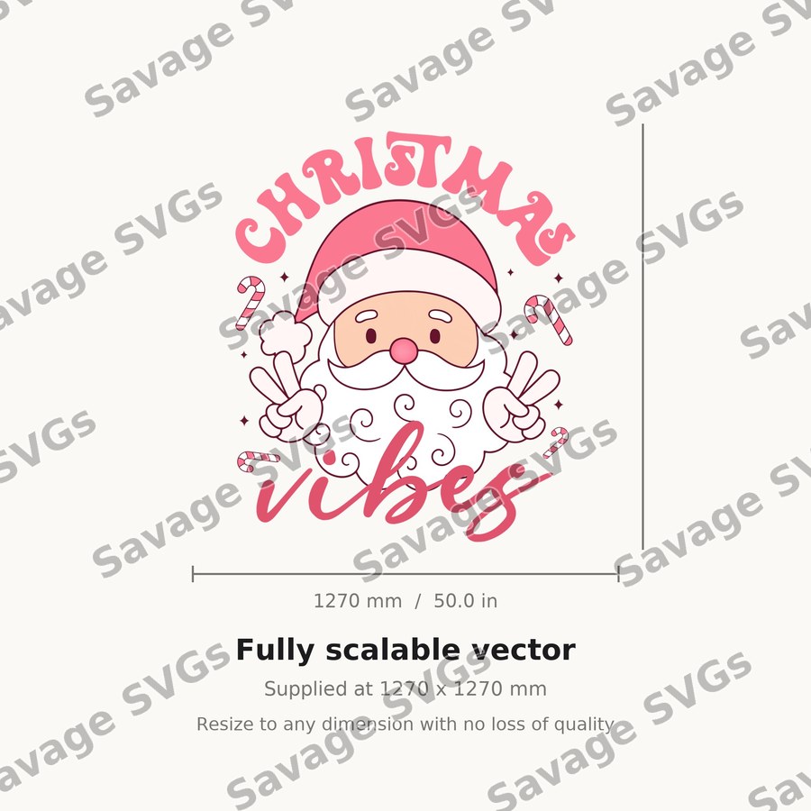 Christmas Vibes Santa
