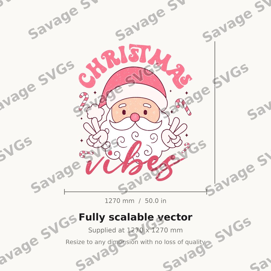 Christmas Vibes Santa