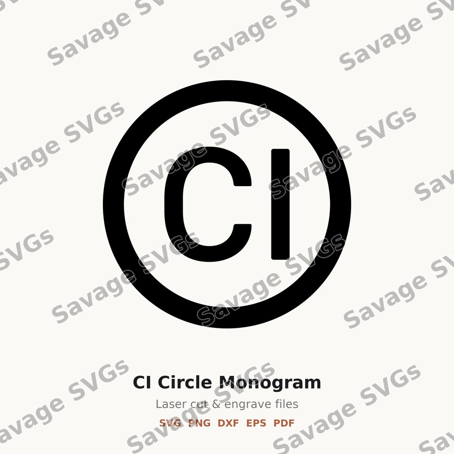 CI Circle Monogram