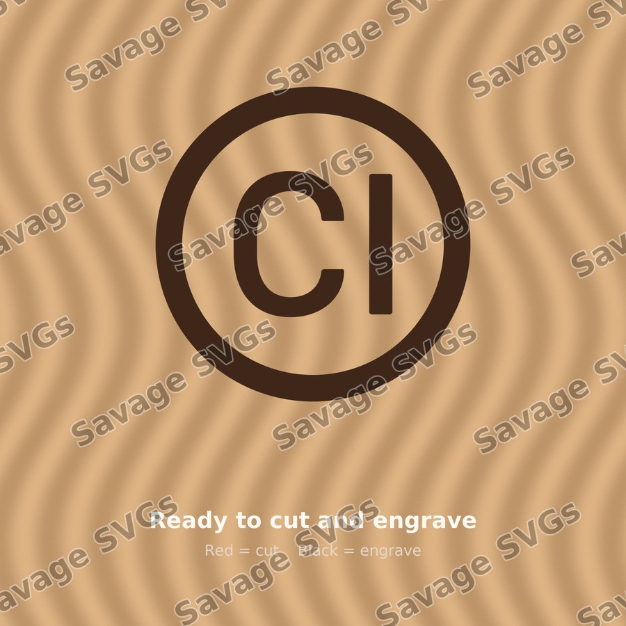 CI Circle Monogram