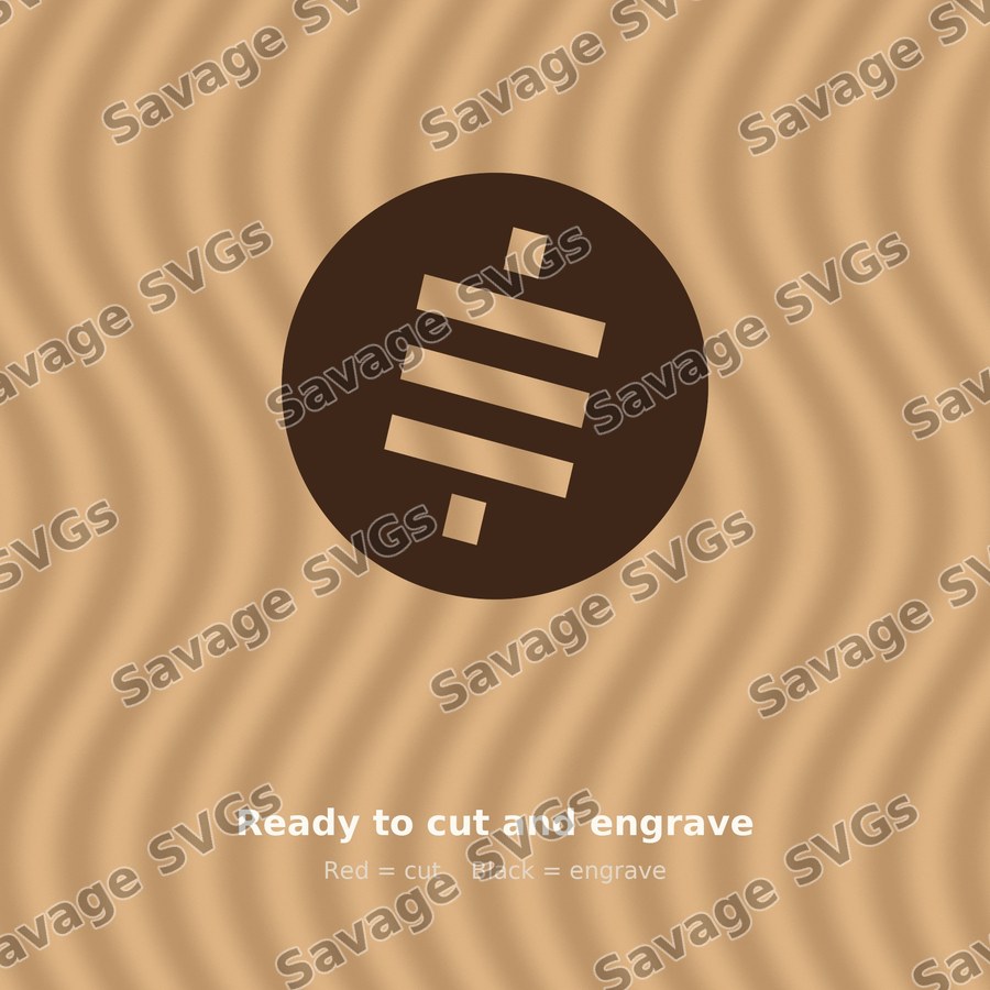 Striped Circle Emblem