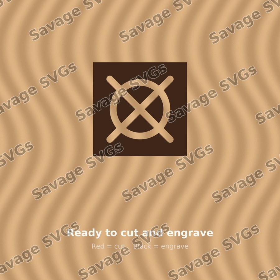 Circle Cross Symbol