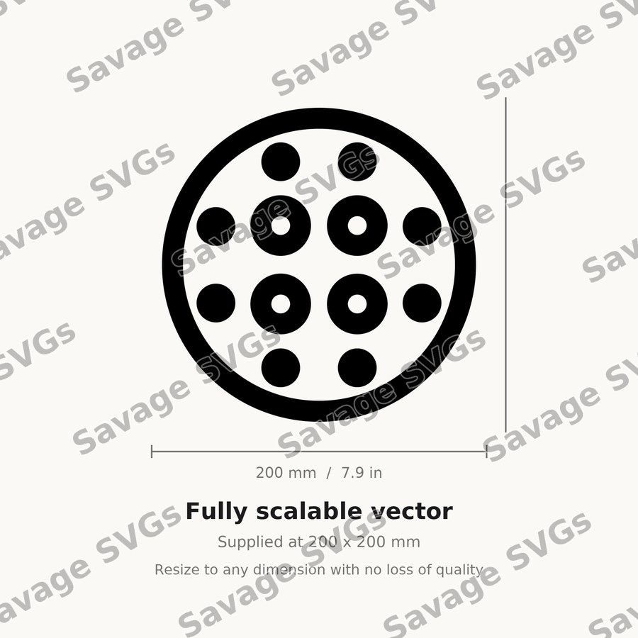 Circle Dot Pattern
