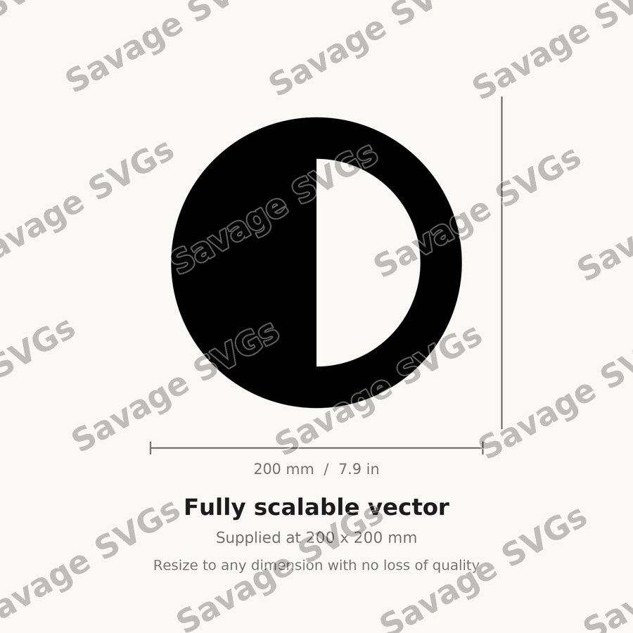 Circle Half Filled