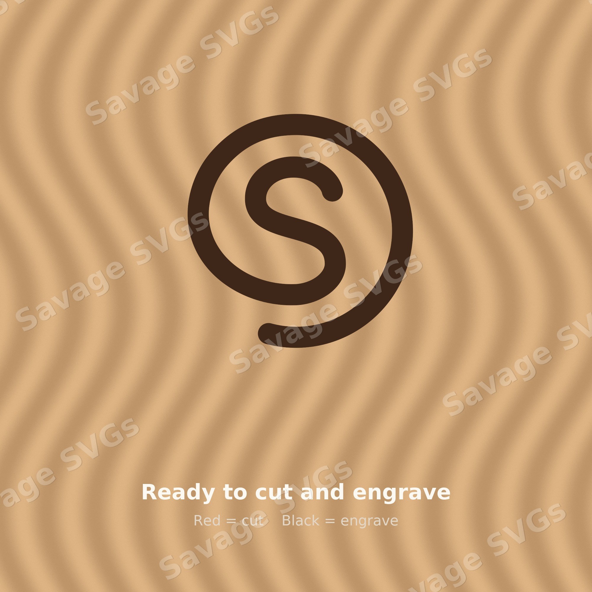 Circled Letter S