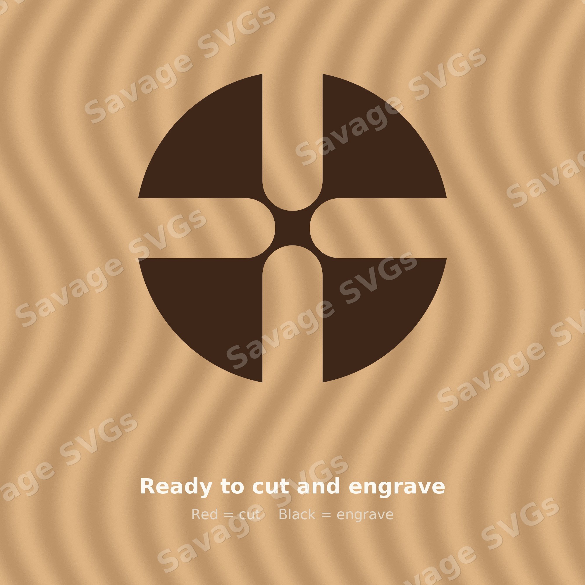 Circular Cross Emblem