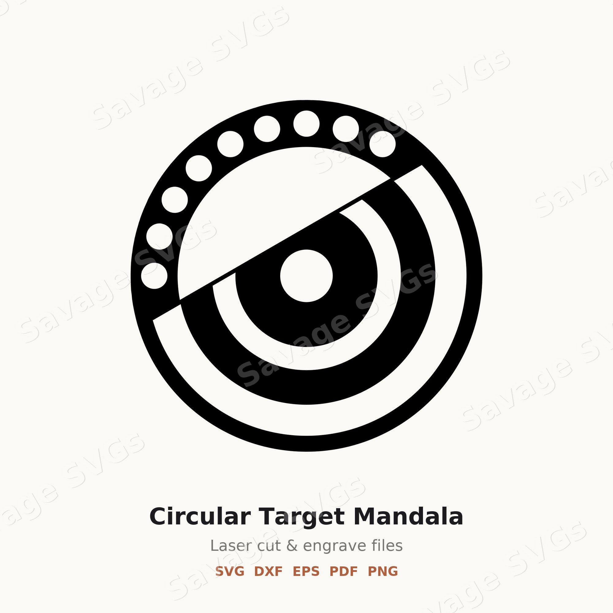 Circular Target Mandala