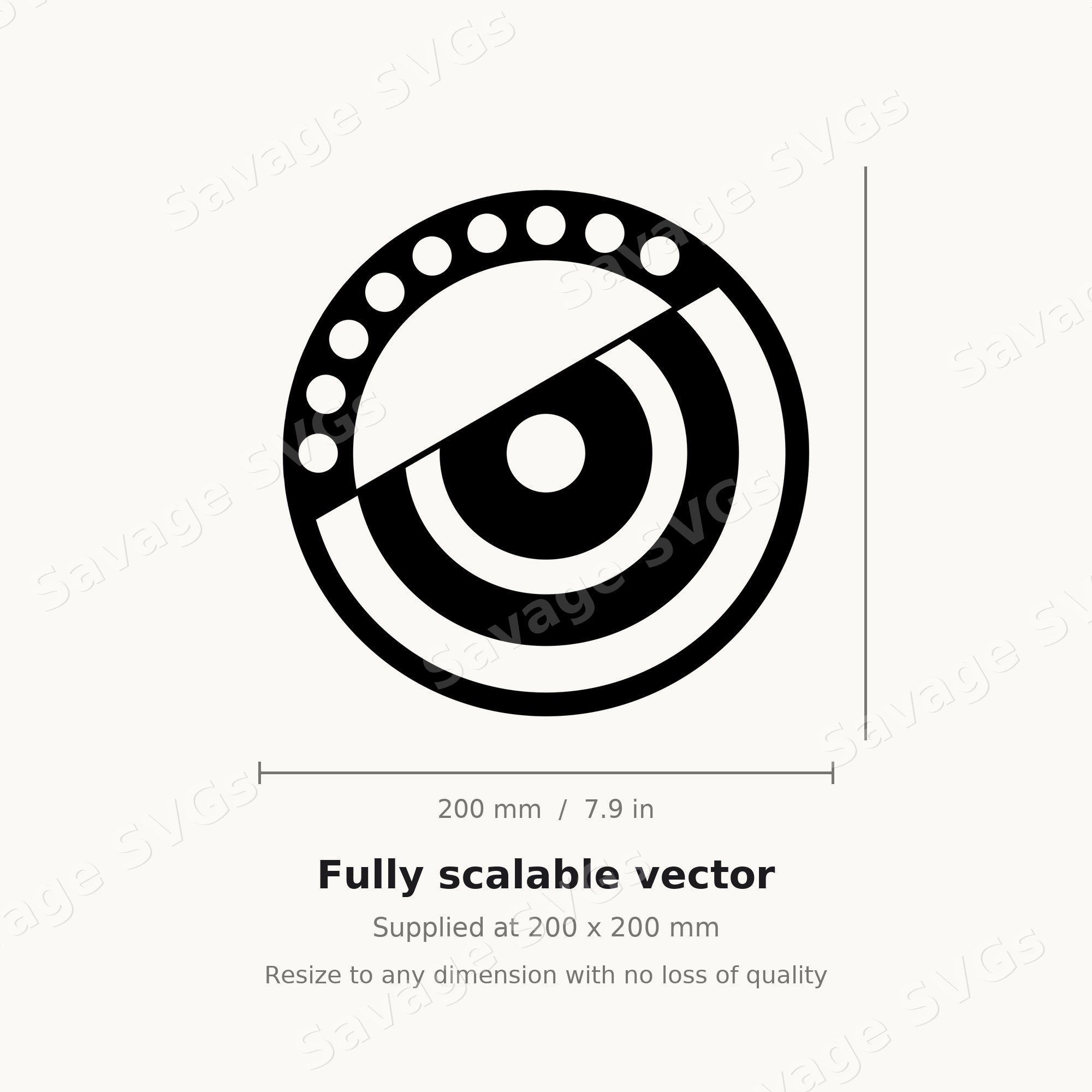 Circular Target Mandala