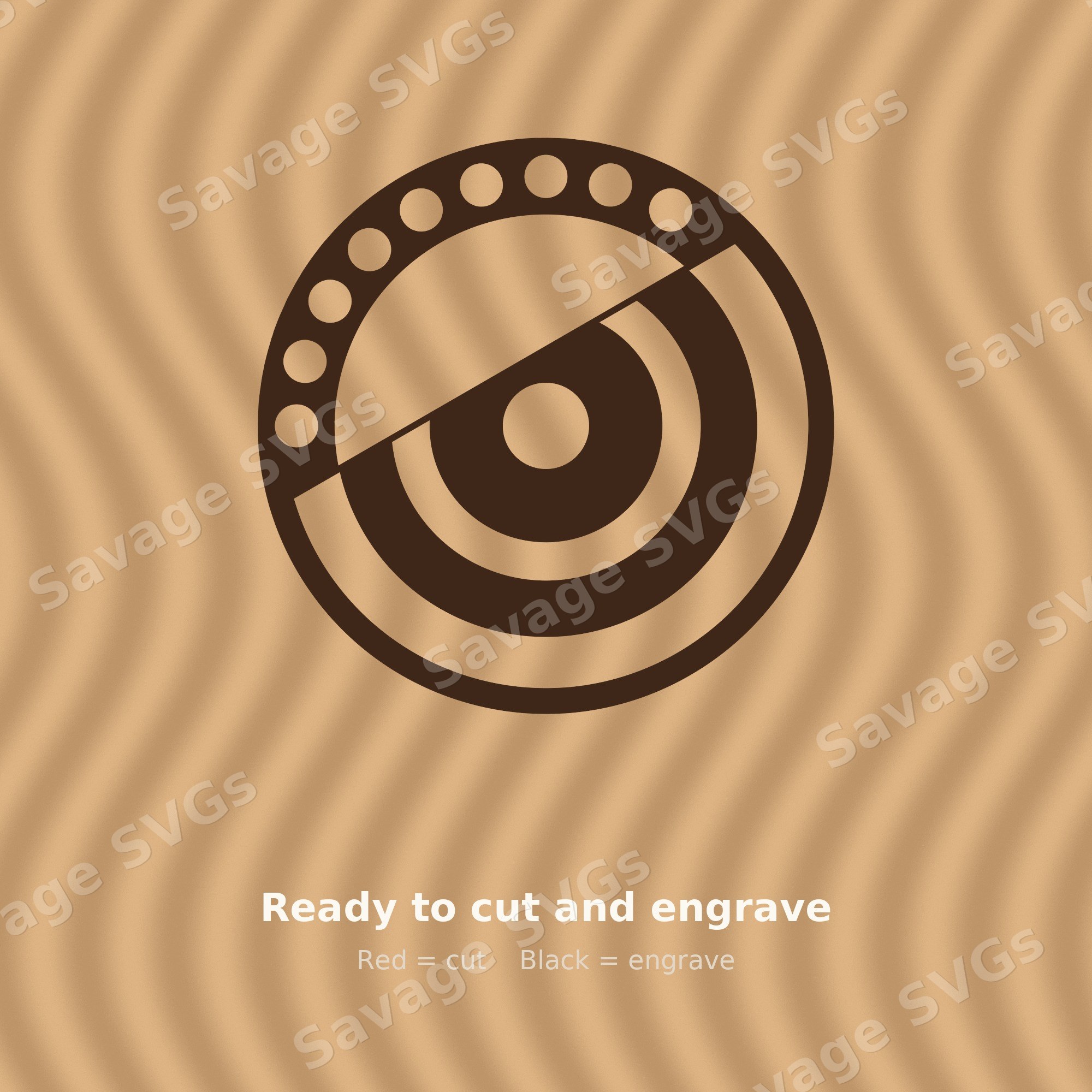 Circular Target Mandala
