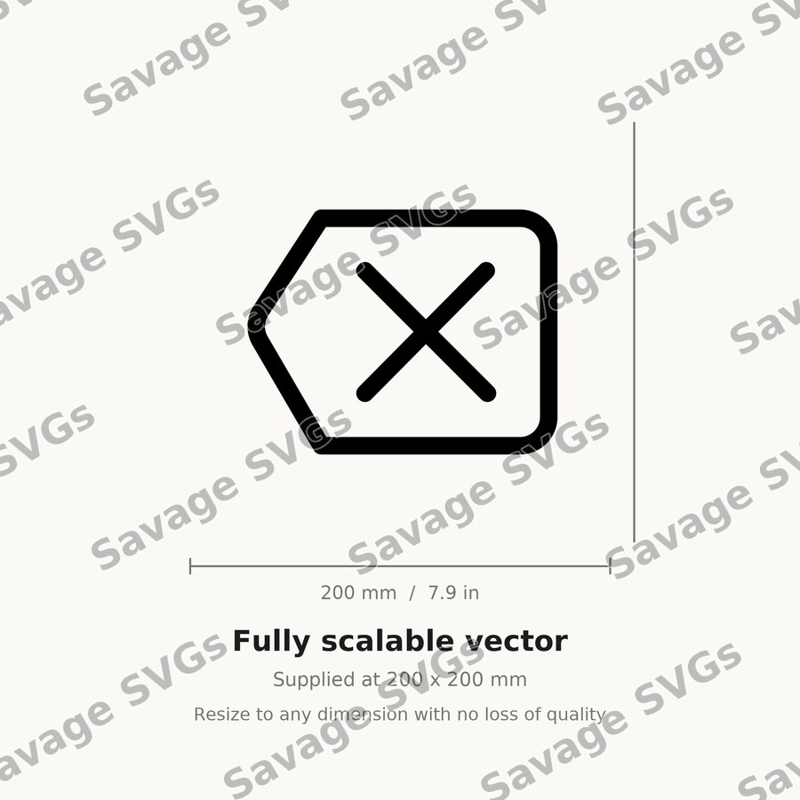 Clear Character Outline