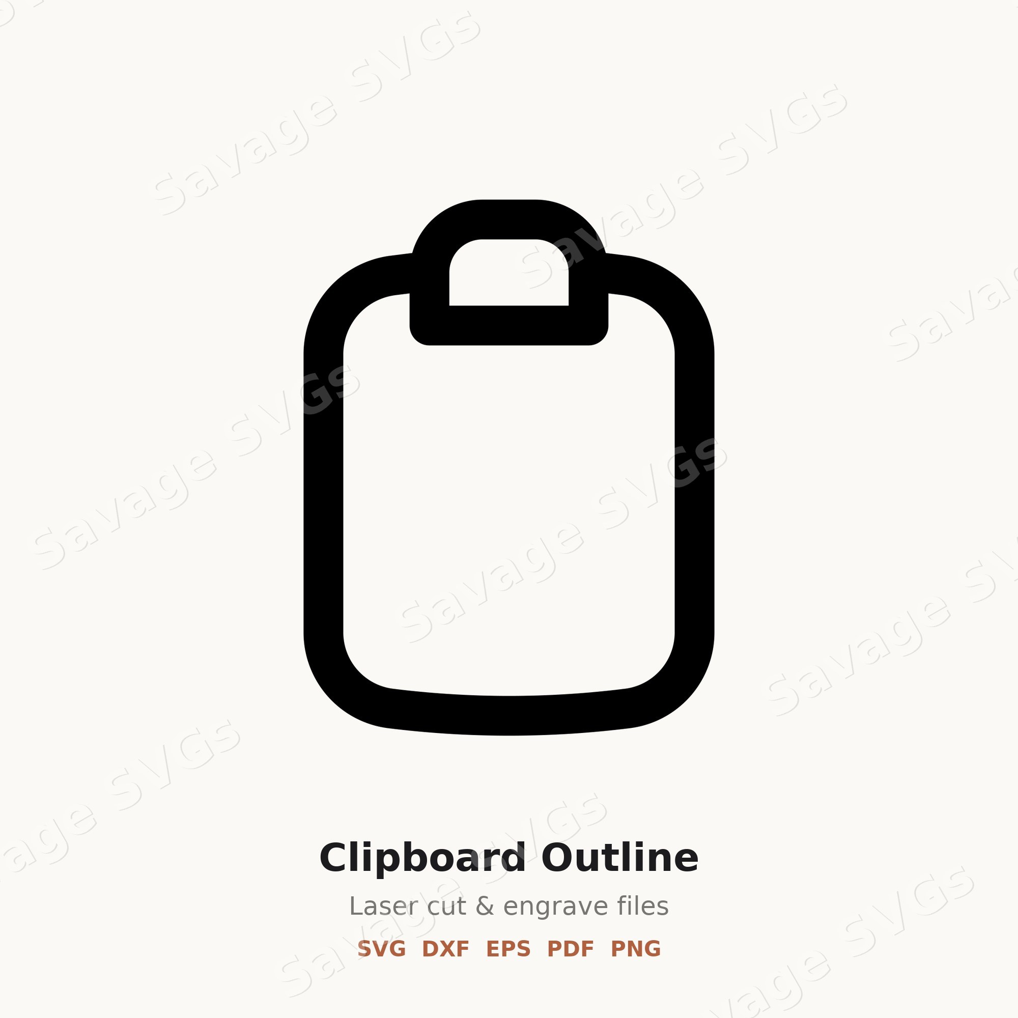 Clipboard Outline