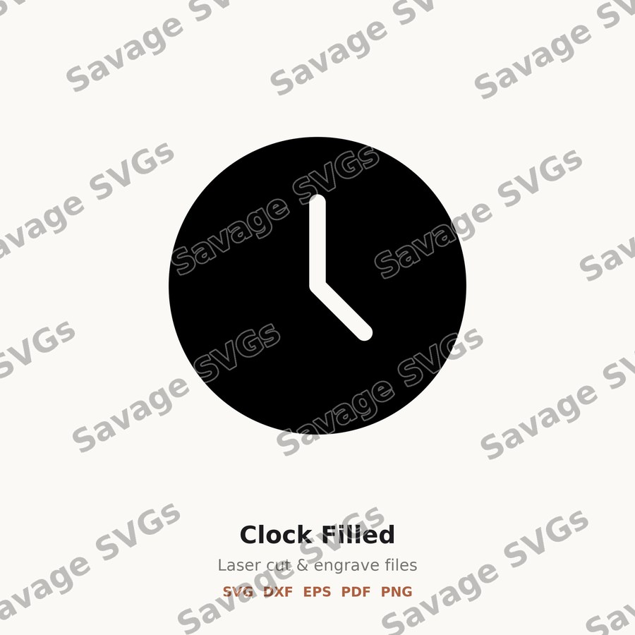 Clock Filled
