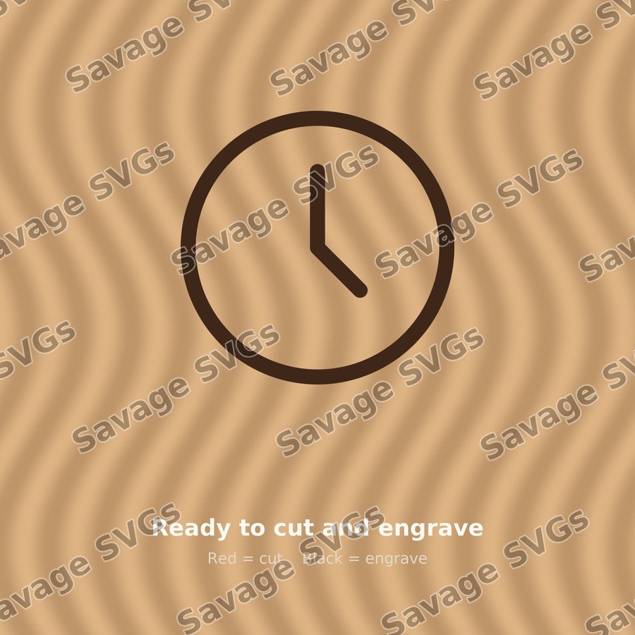 Clock Outline