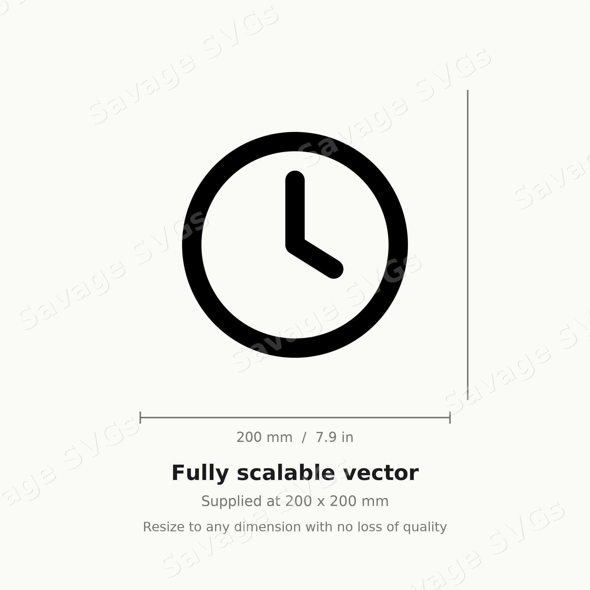 Simple Clock Icon