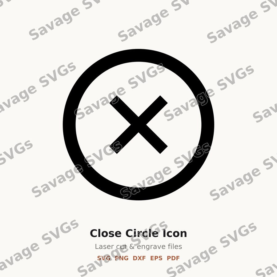 Close Circle Icon