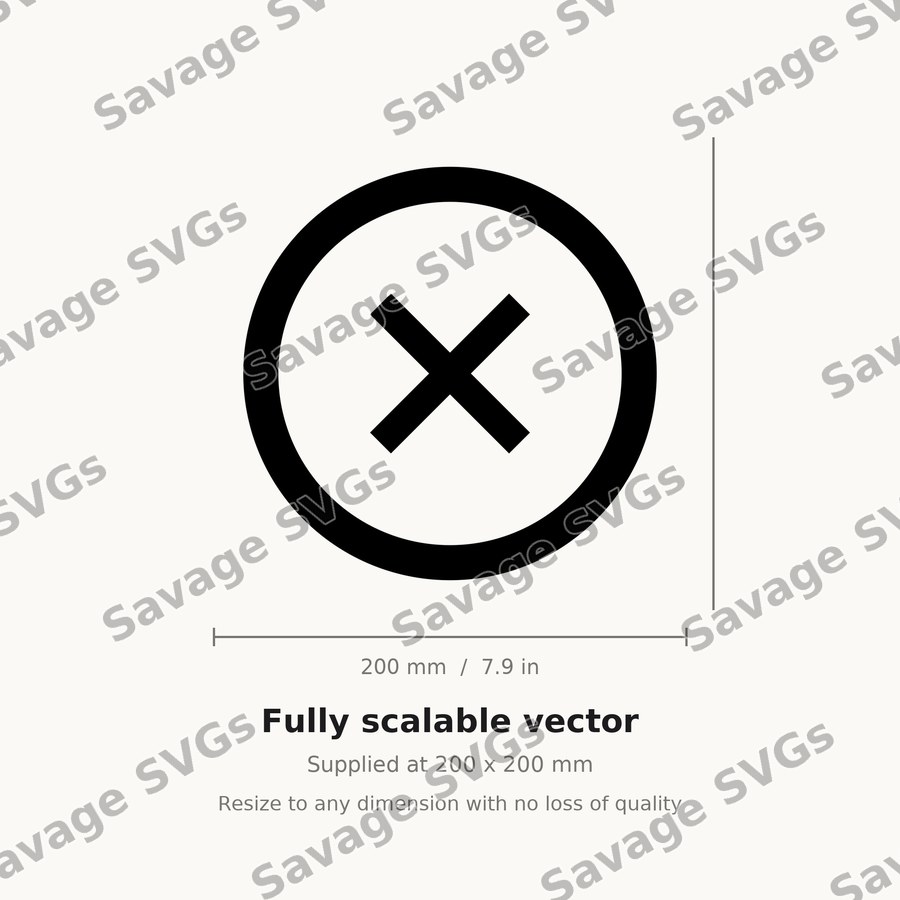 Close Circle Icon