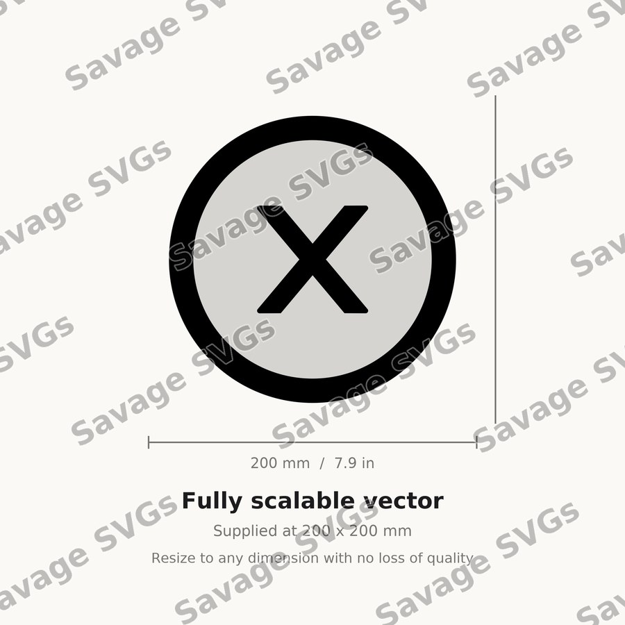 Close Circle Icon