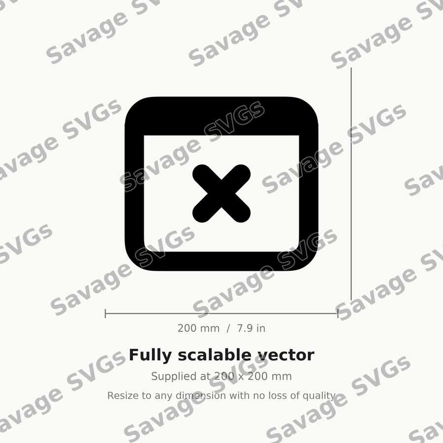 Close Window Icon