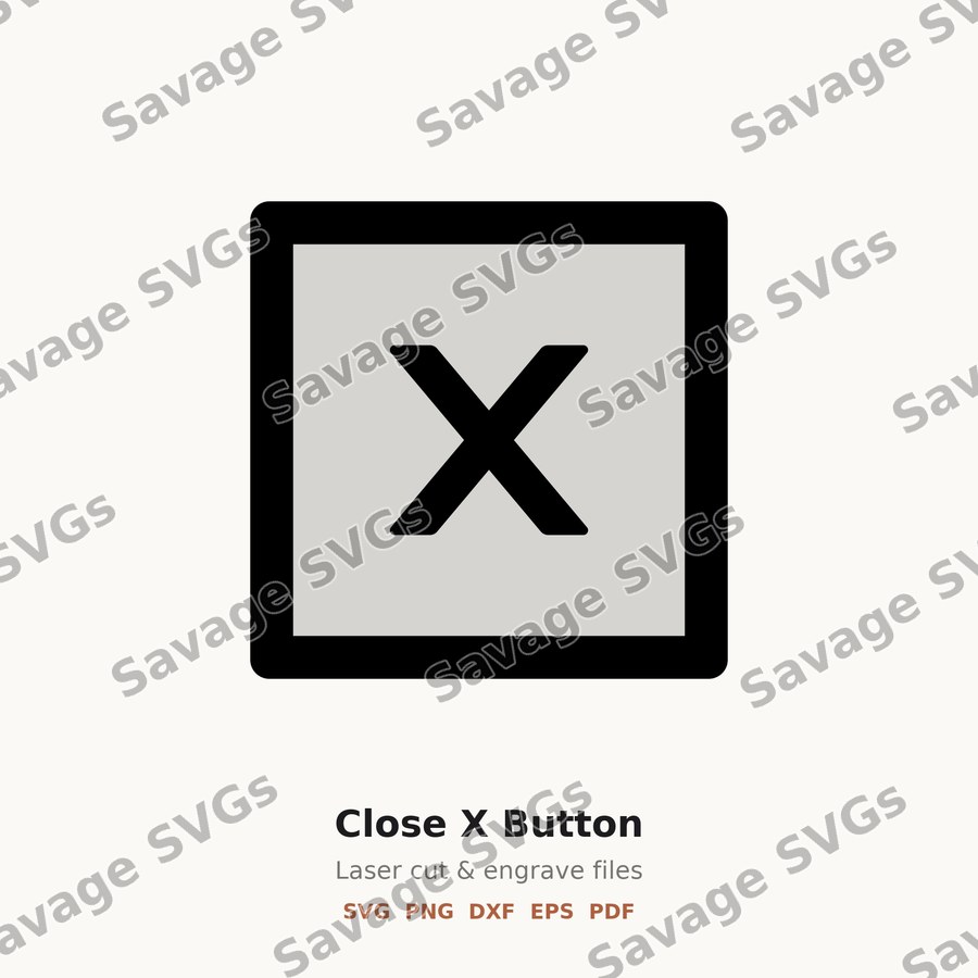 Close X Button