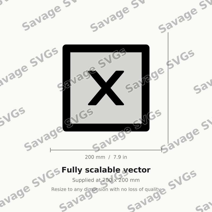 Close X Button