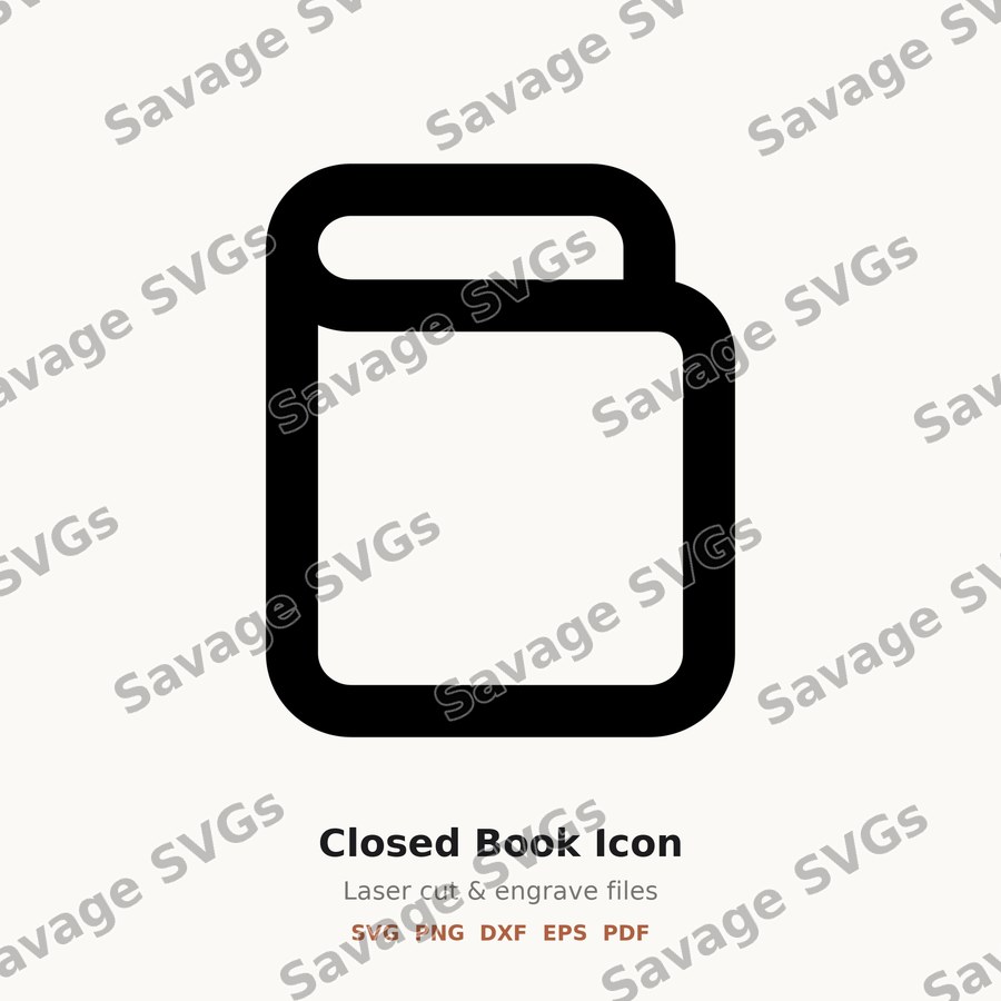 Closed Book Icon