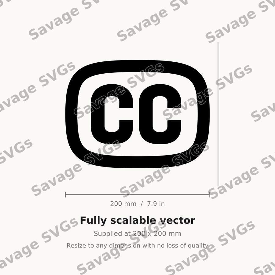Closed Caption Icon