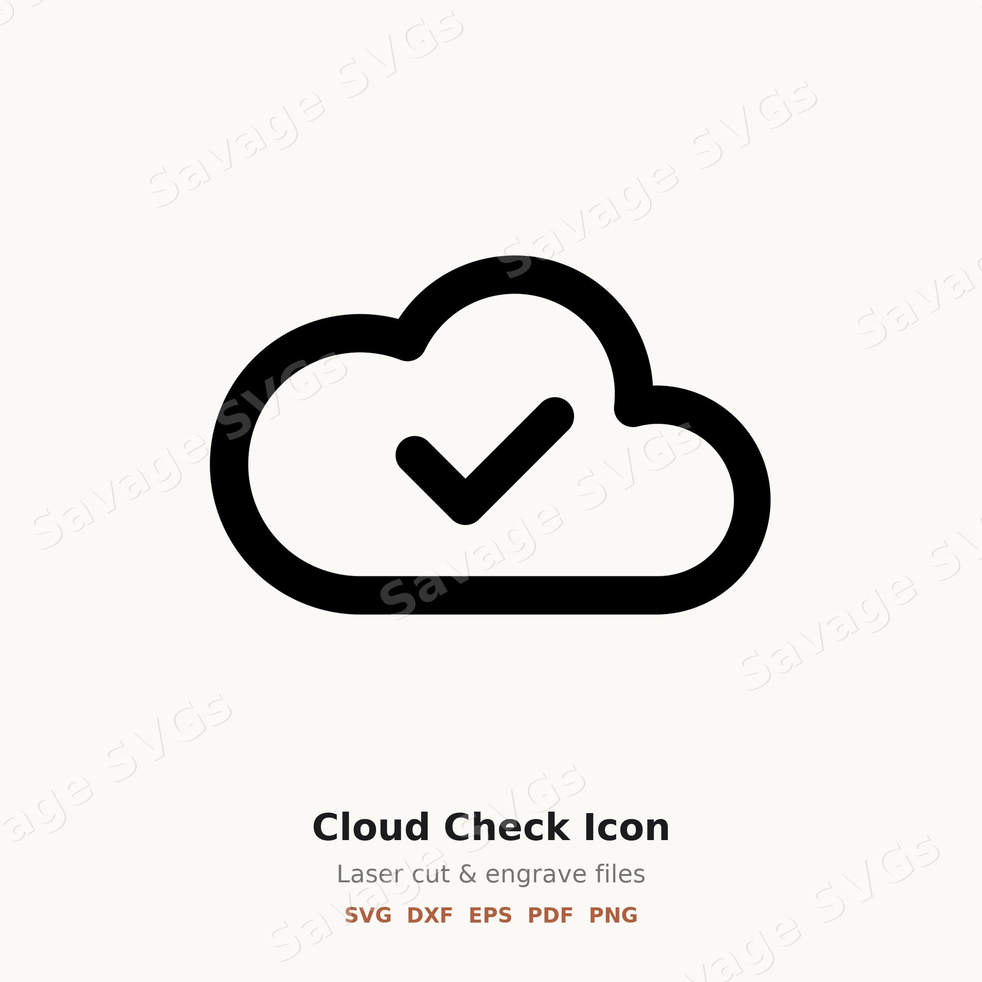 Cloud Check Icon