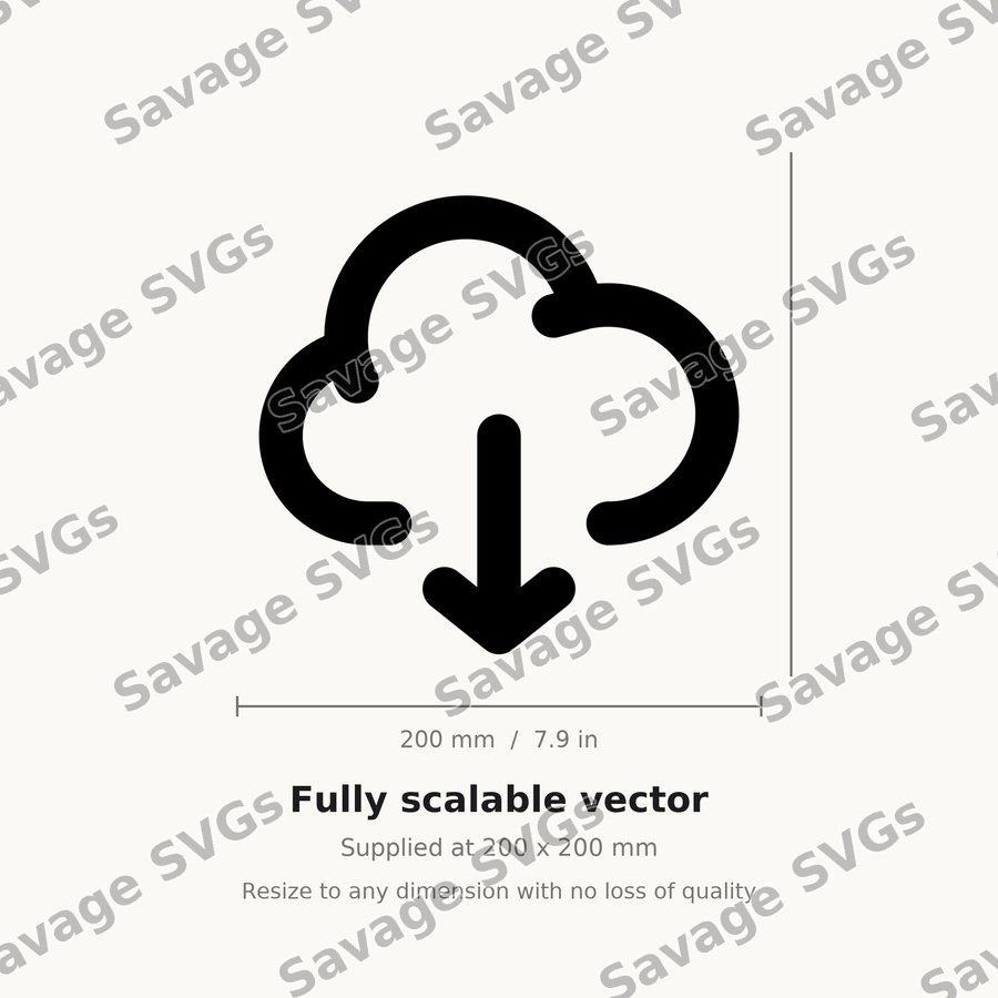 Cloud Download Icon